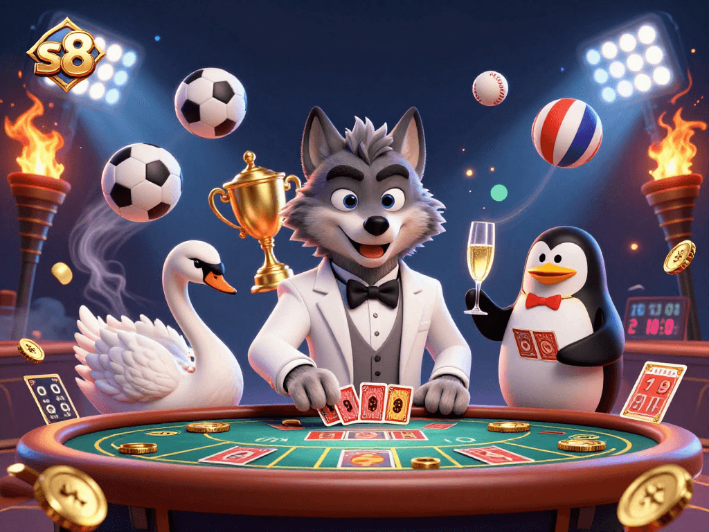 Experience thrilling gameplay at s8 with exciting casino scenes featuring elegant characters and vibrant gaming elements.