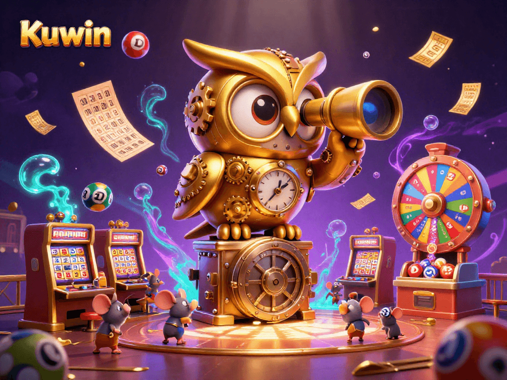 Engage in thrilling casino gameplay at Kuwin, featuring dynamic lottery balls and lively automation.
