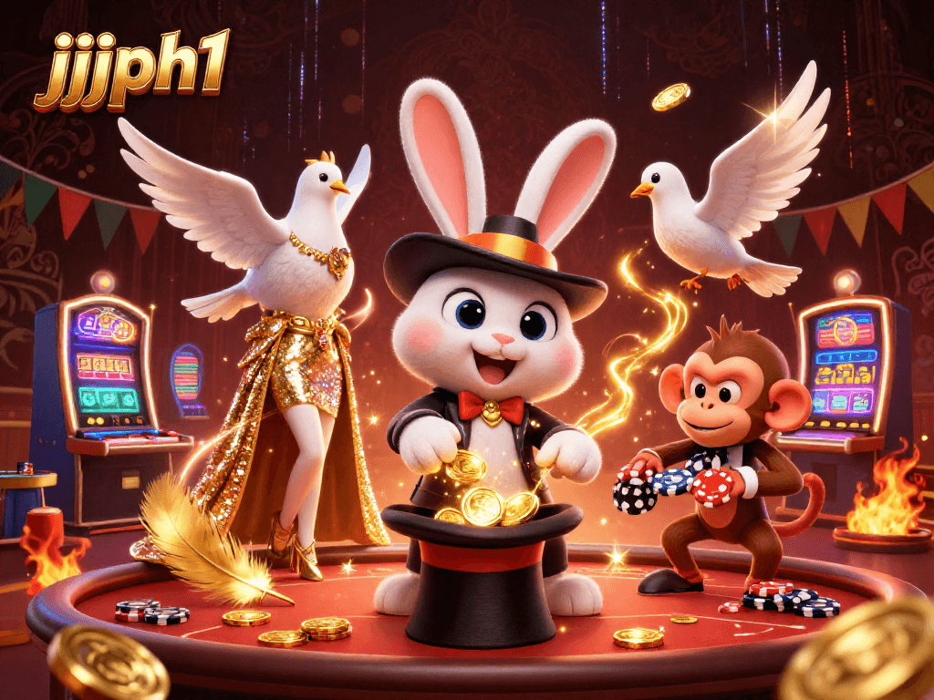 Sumubsob ang jjjph1 sa kasiyahan ng mga nakakatuwang karakter sa isang 3D na casino.