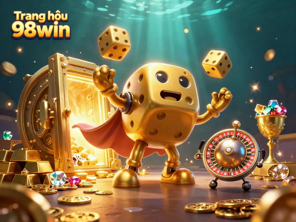 Experience thrilling gameplay at Trang chủ 98win with a vibrant casino scene featuring exciting elements.