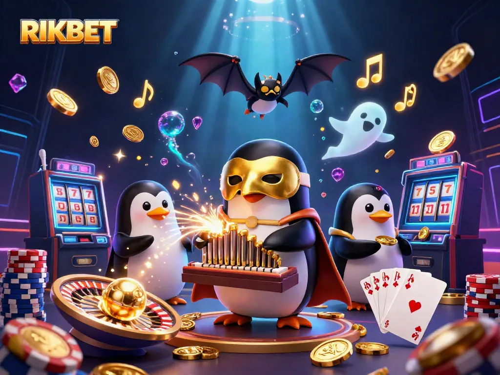 Experience the excitement at RIKBET with golden coins cascading and thrilling casino games!