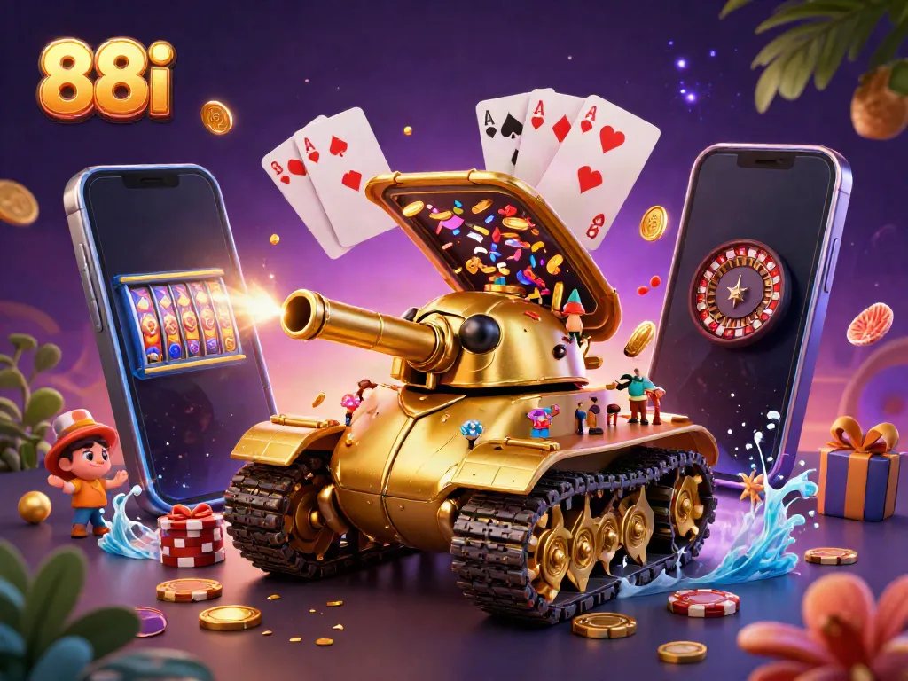 Engage in thrilling gameplay at 88i with vibrant slot games and a unique golden beetle casino.