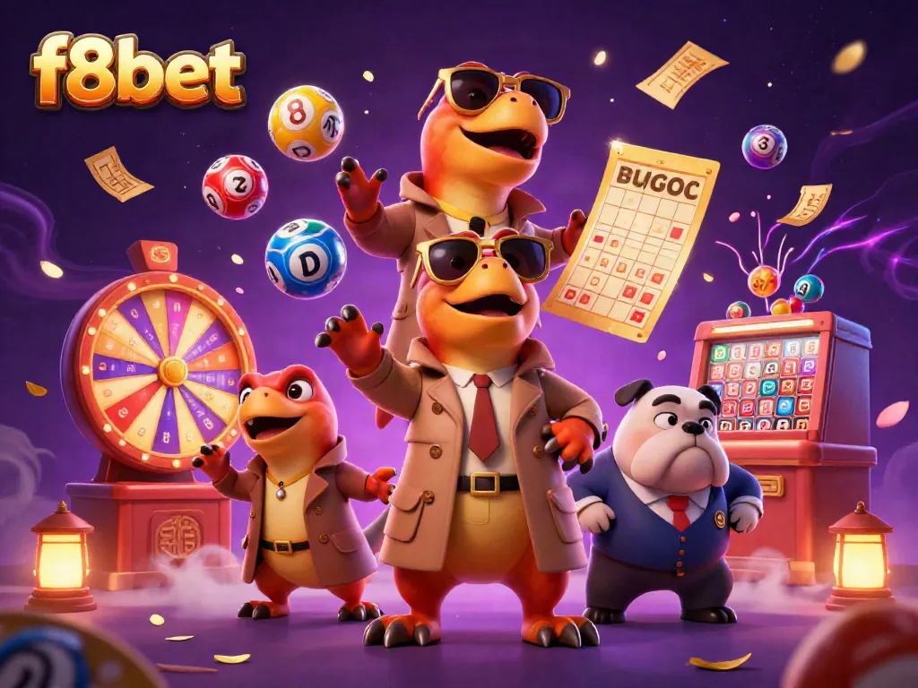 Enter the VIP lounge at f8bet with raptors in disguise, surrounded by lottery excitement and dynamic elements.