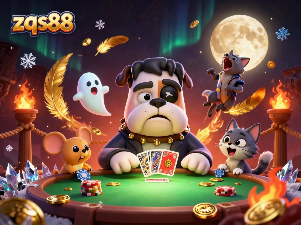 Join the excitement at zqs88, where a bulldog dealer and ghostly mouse elevate the gaming experience.