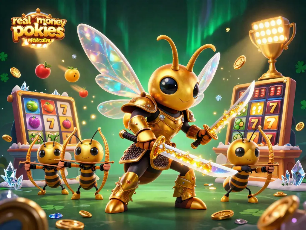 Engage with real money online pokies Australia through vibrant visuals of slot games and dynamic characters.