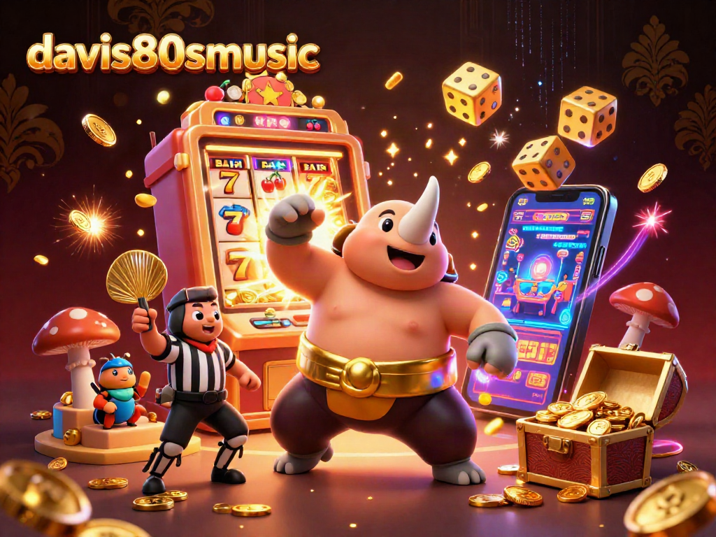 Dive into the action with davis80smusic as the sumo champion beetle scores a jackpot, scattering coins.