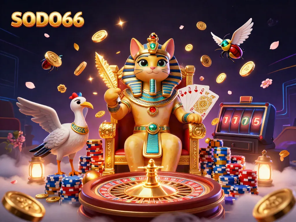 Experience the vibrant gaming world of SODO66 with dynamic characters and immersive elements.